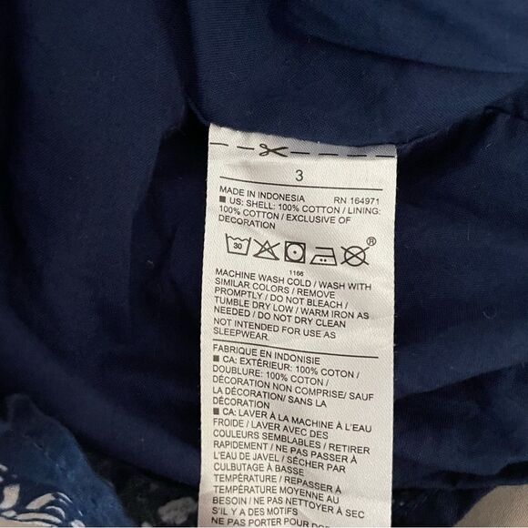 Janie and Jack sleeveless border print pom pom romper merchant marine girls 3T - Picture 9 of 12